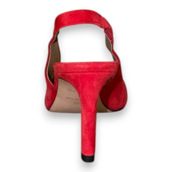 Boss Janet Women’s Slingback Pointed Toe Pump Red sz 6.5 EU 36.5 MSRP $230 - Picture 3 of 4